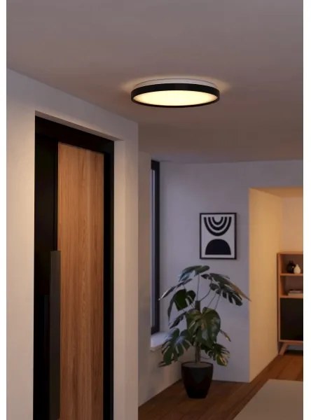 Eglo 300692-LED RGBW St. mennyezeti lámpatest MOZONCILLO-Z LED/28,3W/230V fekete + távirányító