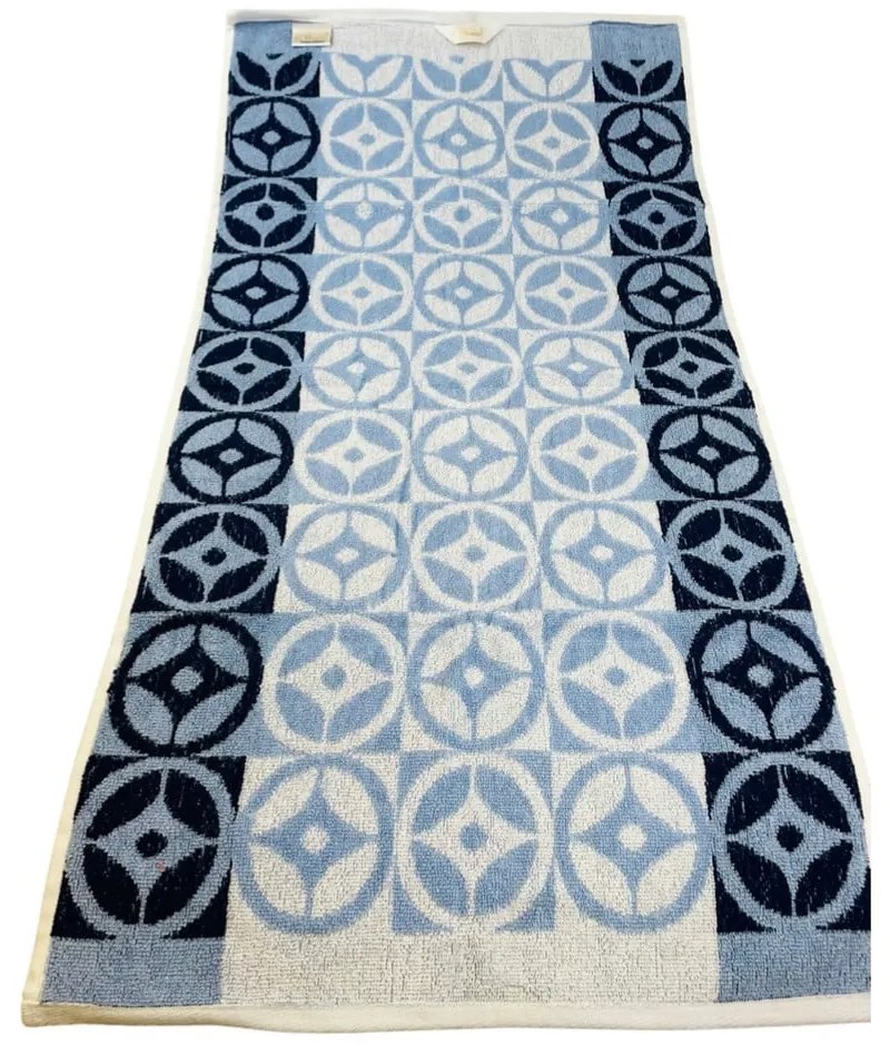 Kék pamut fürdőlepedő 70x140 cm Compass – JAHU collections