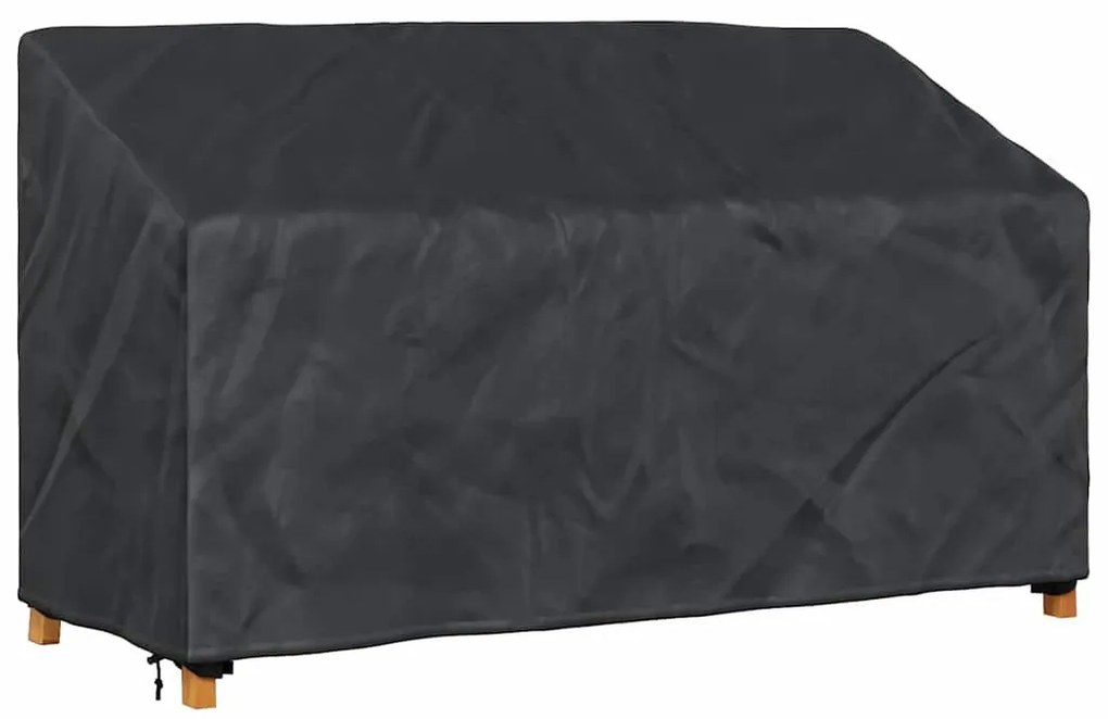 Kerti Pad Borító Fekete 165 x 70 x 65 / 94 cm 600D szövet