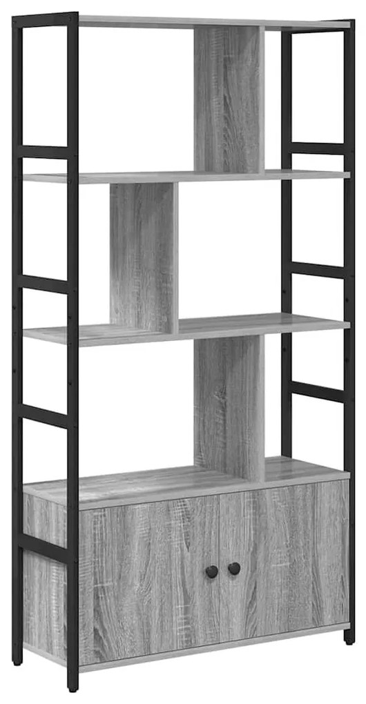 Könyvespolc Szürke sonoma 80 x 30 x 155.5 cm Faanyag
