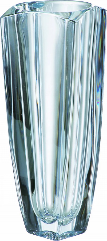 Bohemia Arezzo Üvegváza Virágoknak 28 cm Modern Dekoratív Váza