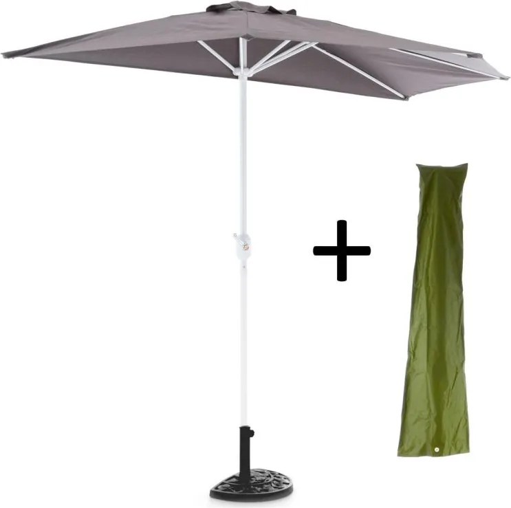 GARTHEN Napernyő félkör alakú huzat+ állvány