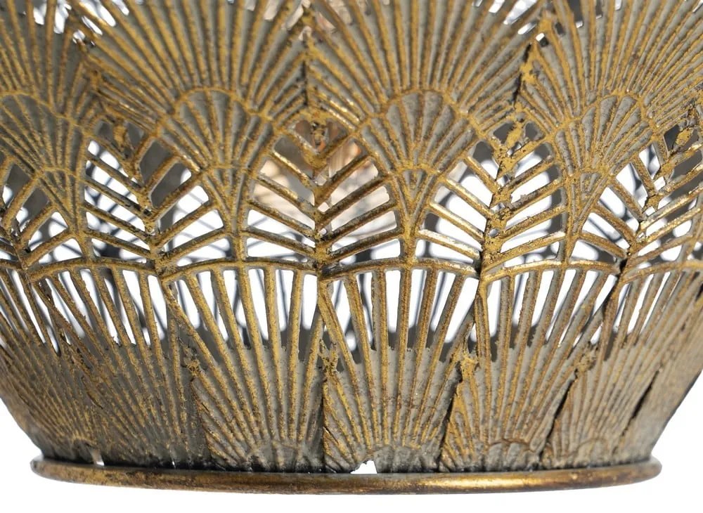 Aranyszínű függőlámpa fém búrával ø 47,5 cm – Ixia