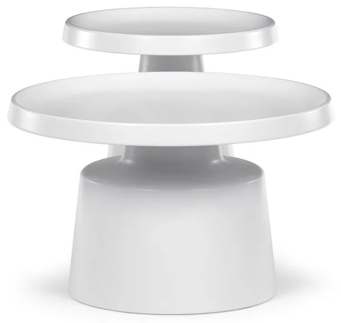 F4114 WT konferenciaasztal-készlet, fehér, 2 db