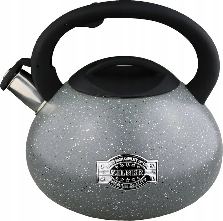 Acél Vízforraló Szolid Síppal Zilner Prémium 3L