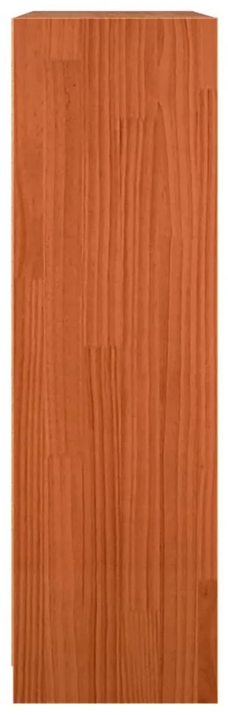 Könyvespolc / Szoba elválasztó Viaszbarna 104 x 33 x 110 cm