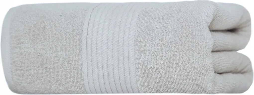Vastag Pamut Törölköző Vesta 50x100 Fürdőszobai Nedvszívó Világosszürke