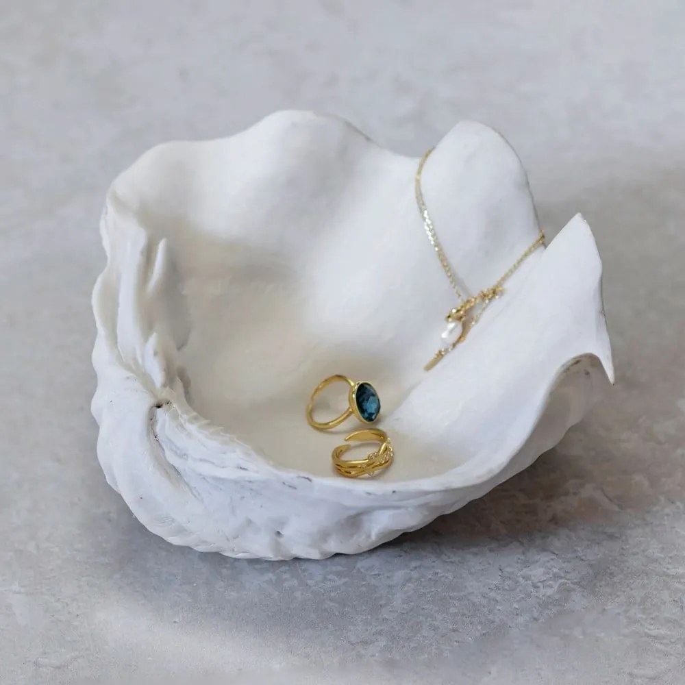 Poligyanta dekoratív tál 24x19 cm Shell – Mette Ditmer Denmark