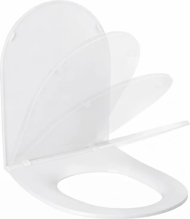 Groh Serel Slim szabadon ereszkedő kemény WC-ülőke 46x36 hosszú