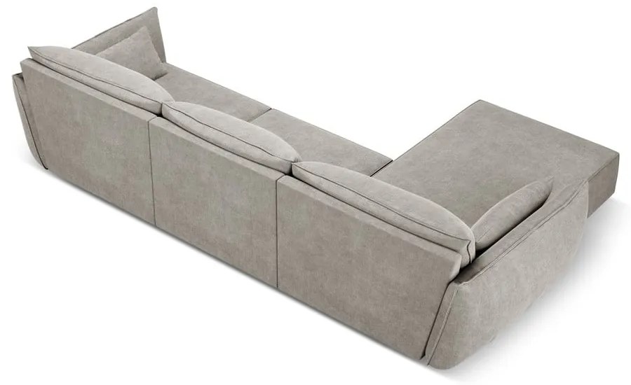 Világosszürke sarokkanapé (bal oldali) Vanda – Mazzini Sofas