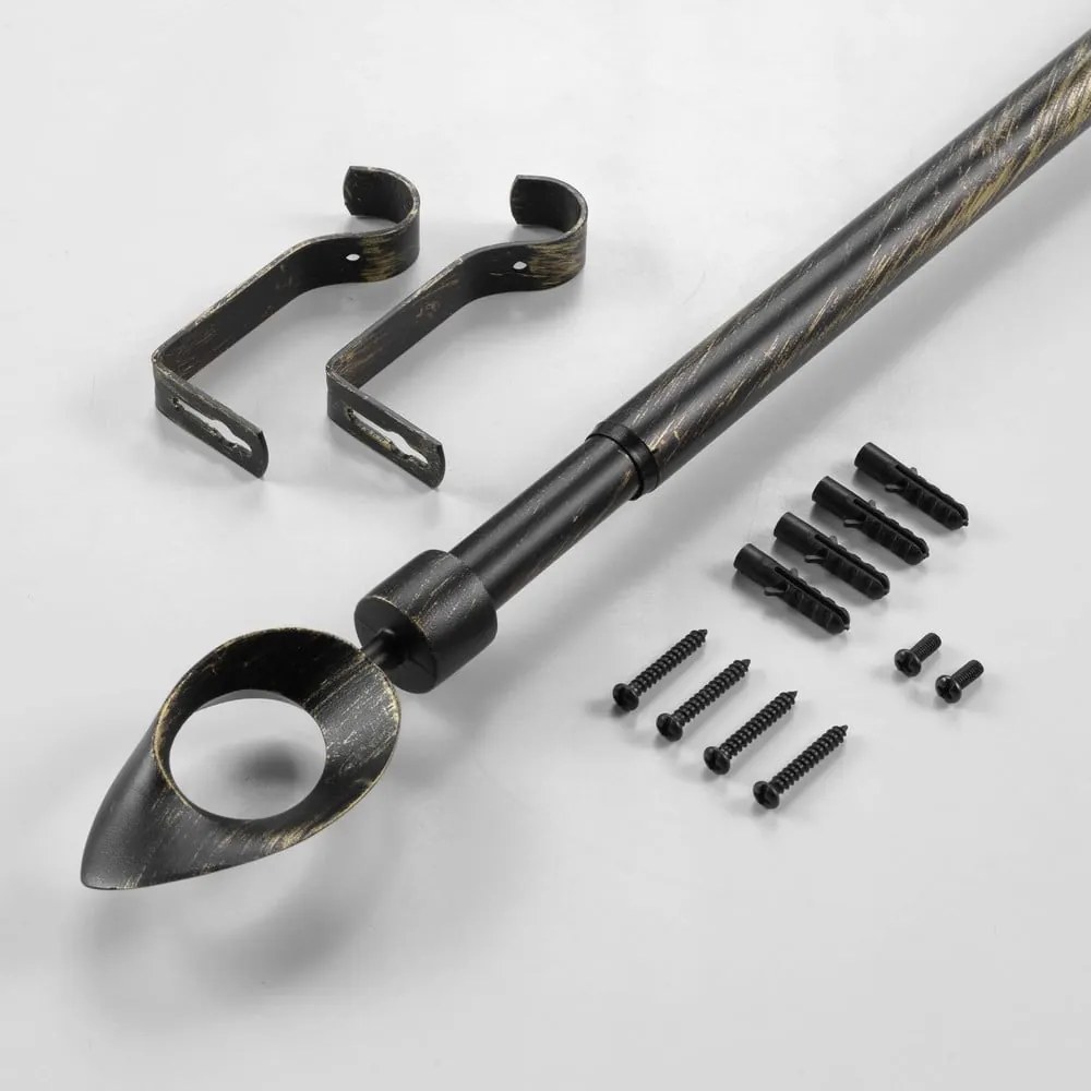 Fém bővíthető függönykarnis 120 - 210 cm Ovalon – douceur d'intérieur