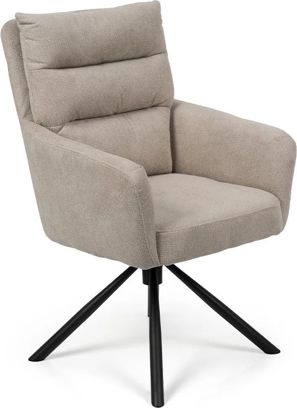 AVENBERG TESSA Forgó étkezőszék szett - 2 db, bézs