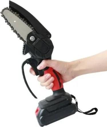 Akkus kézi 8″ mini fűrész - WORTH AIR KE24-286 + 2x akku 21 V + tartozékok + láda