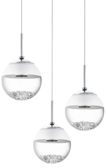 EGLO 93709 - MONTEFIO 1 LED-es csillár 3xLED/5W