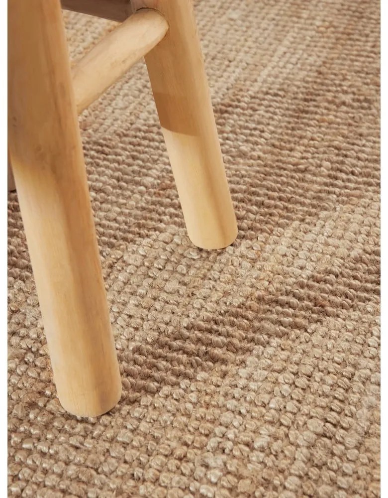 Natúr színű juta kerek szőnyeg ø 160 cm Bouclé Jaipur – Hanse Home