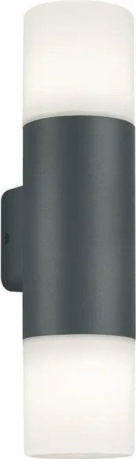 TRIO 224060242 HOOSIC Modern Kültéri Fali Lámpa Antracit E27 IP44