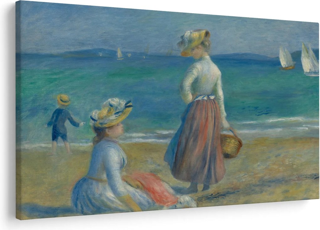 Kép - Auguste Renoir, Figures on the Beach, reprodukciók (90x60 cm)