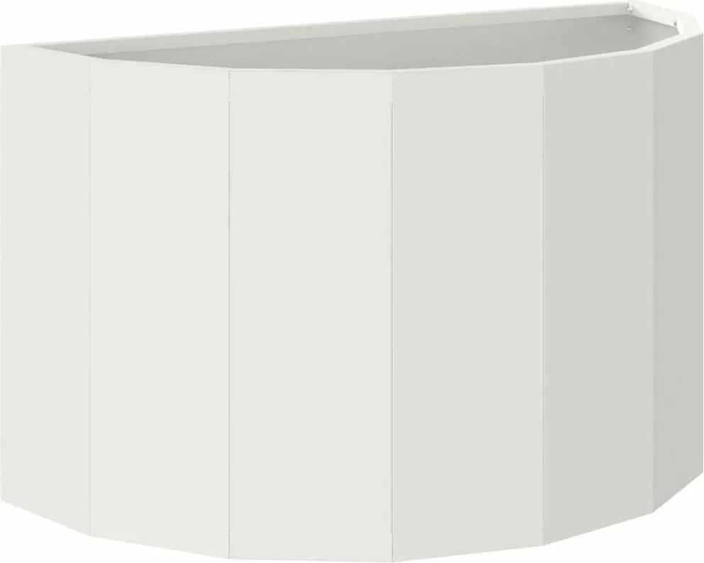 vidaXL Növénytartó Fehér 60 x 30 x 35 cm Acél