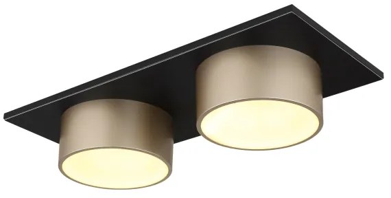 Globo 56964-2 - LED mennyezeti lámpa RAYMOND LED/24W/230V 3000K 46x20 cm sárgaréz