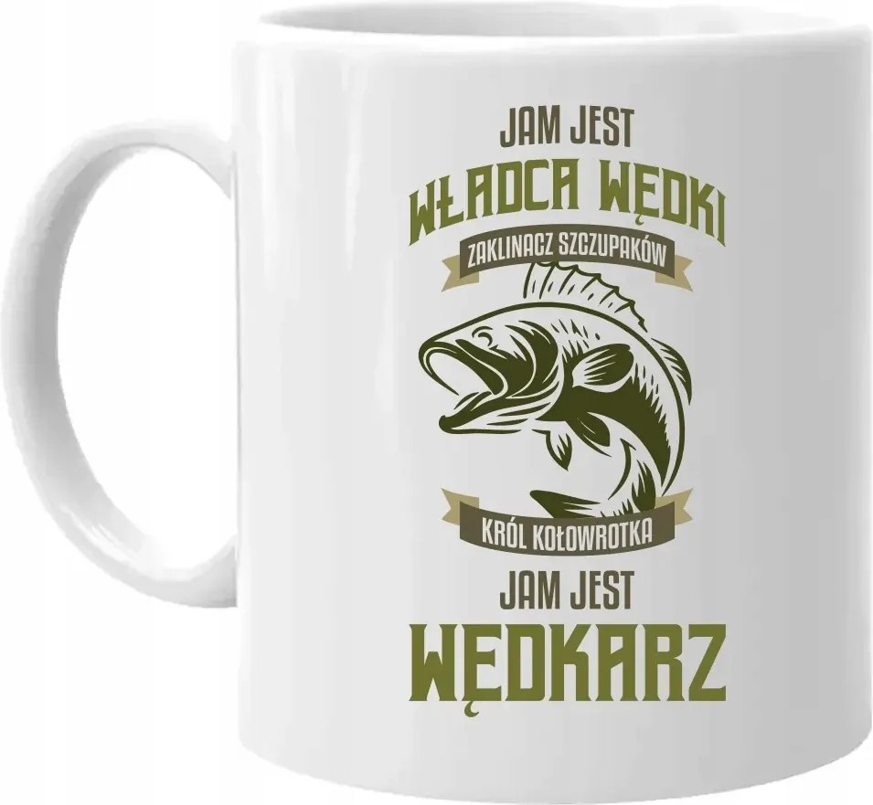 Bögre Ajándék Horgászoknak Én vagyok a horgászbot ura