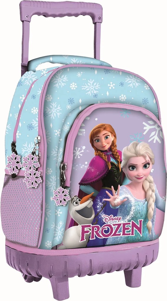 Disney Jégvarázs Winter Magic prémium gurulós iskolatáska, táska 44 cm