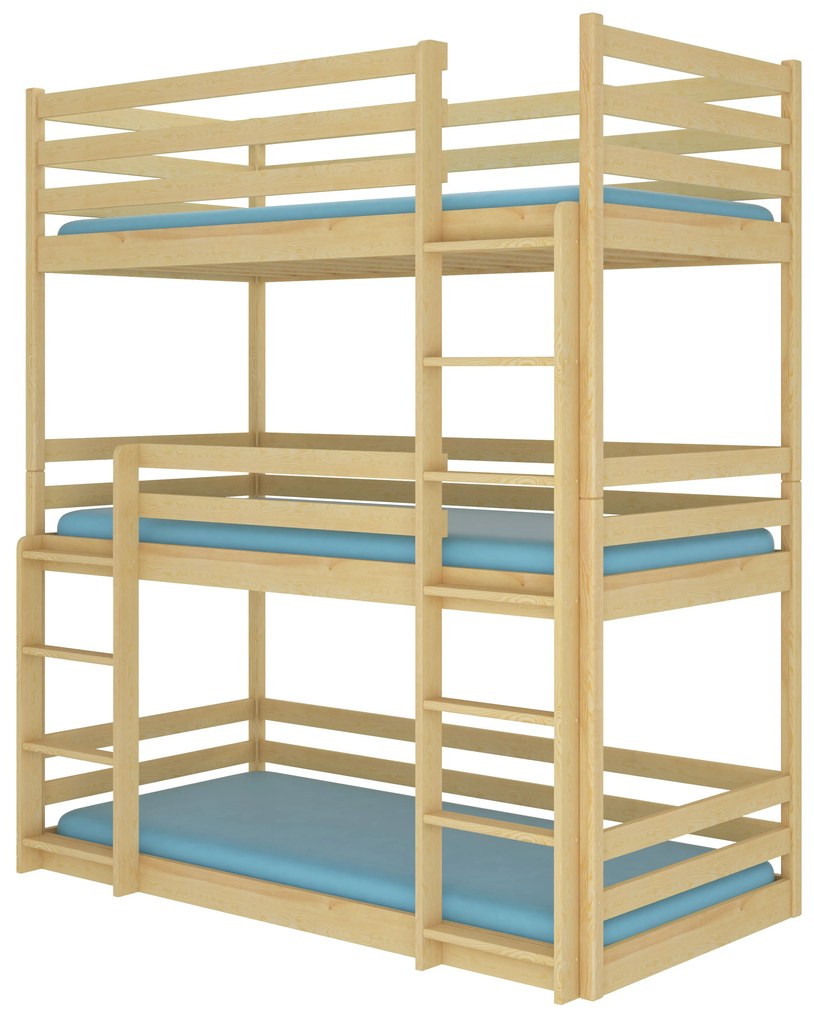 Emeletes gyerekágy 200x90 cm. Akció -17%. 1052293