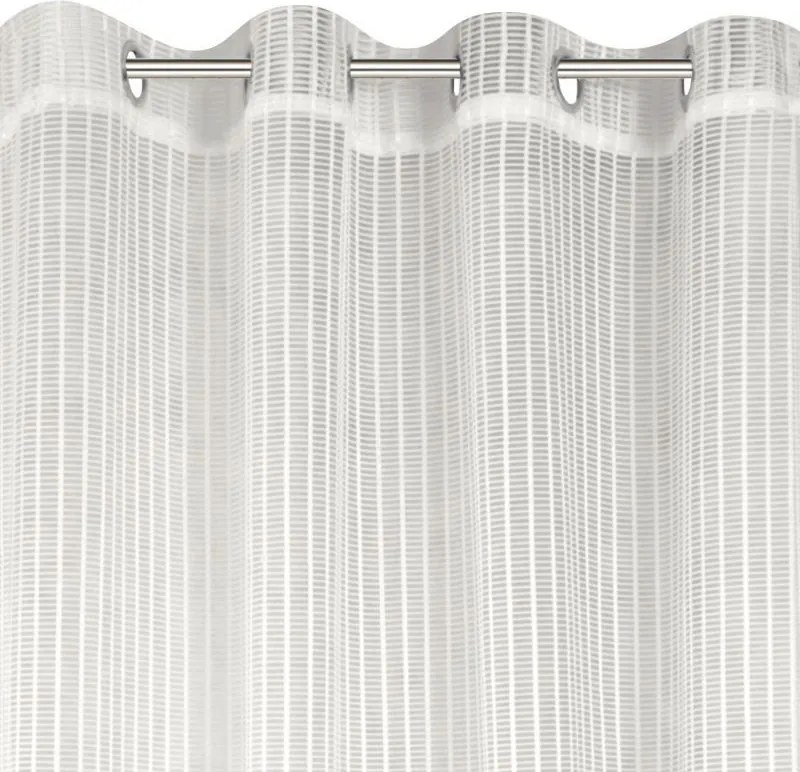 Készfüggöny karikákon 140x250cm Krém színű