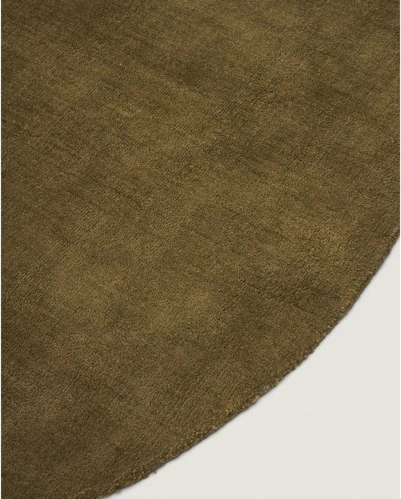 Zöld kerek szőnyeg ø 200 cm Empuries – Kave Home