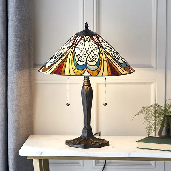 Endon HECTOR 64163 Asztali lámpa 2x60W/E27 IP20