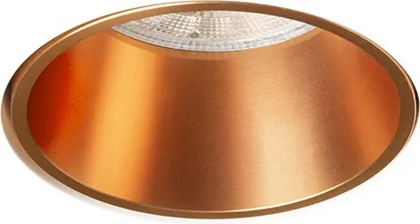 RENDL DAYTONA rögzített lámpa gipsz/szálcsiszolt réz 230V LED GU10 8W