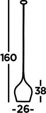 Függeszték Bronz VIBRANT SEARCHLIGHT 6461-26CU