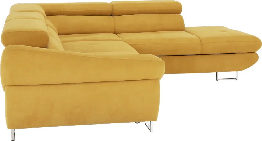 Sarokülőgarnitúra, mustár, jobbos, FABIA