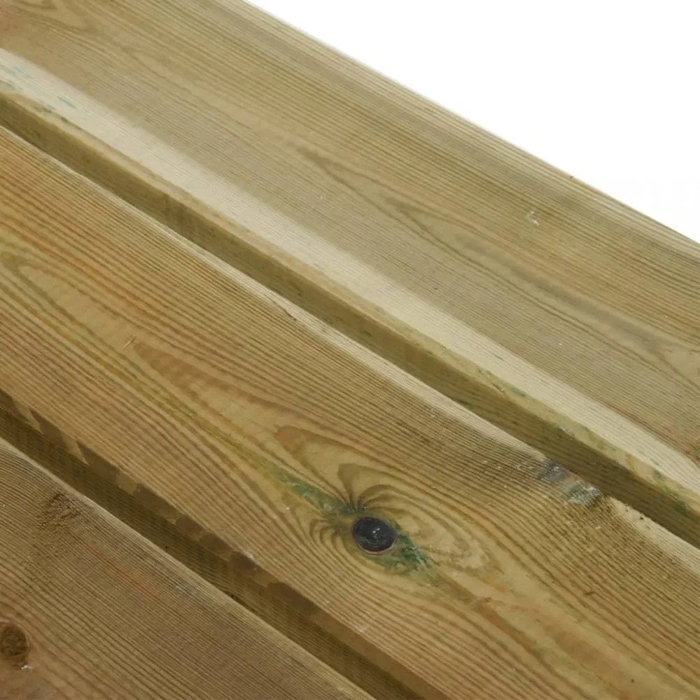 impregnált tömör fenyőfa kerti pad 110 cm
