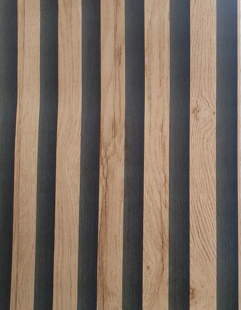 Vinyl tapéta flizelin mosható fali lamellák utánzata 3D hatás