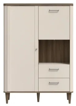 VIRO komód barna/bézs