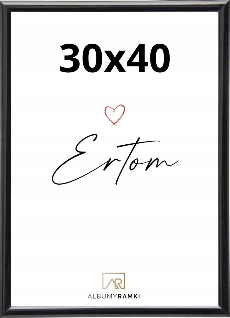 Keret 30x40 Plx Fekete fotó poszter