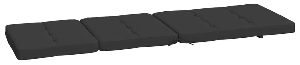 2 db fekete oxford szövet nyugágypárna