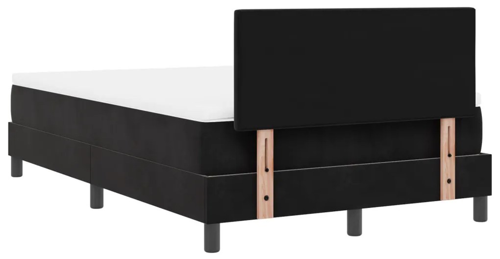 Boxspring Ágy Matrac Sötétben 120x200 cm Bársonyos