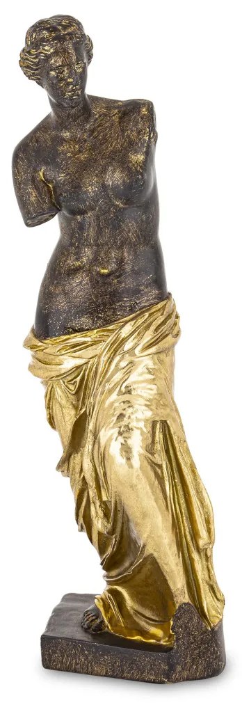 Dekorfigura Venus Műanyag barna, Krém 48x16x14cmcm