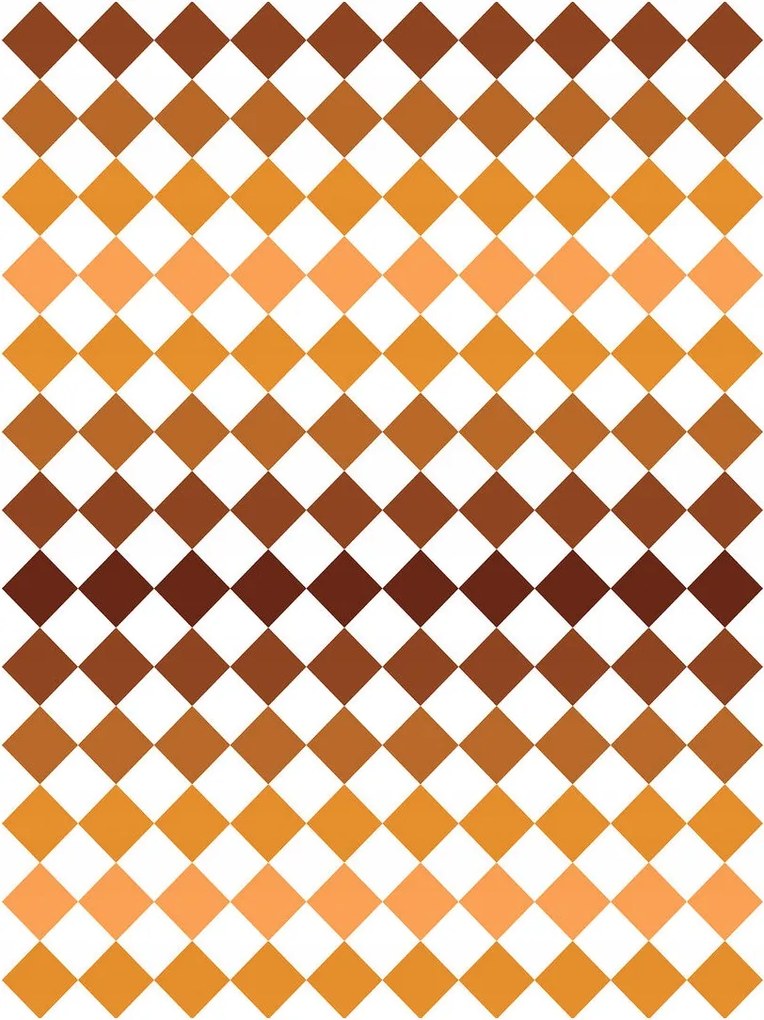 Fotótapéta Rombuszok és gyémántok színátmenetes barna-fehér vinil 184x254 +ragasztó