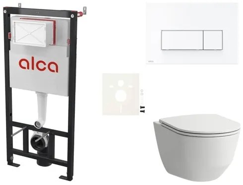 Fali WC szett Alca előtétfalas szereléshez + Laufen WC SIKOASL7