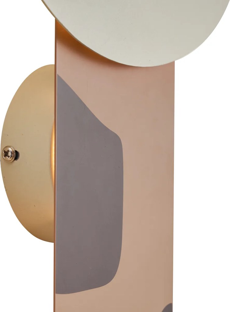 Gyerekszoba fali lámpa barna LED-del, 3 fokozatban dimmelhető - Gigi a Zsiráf