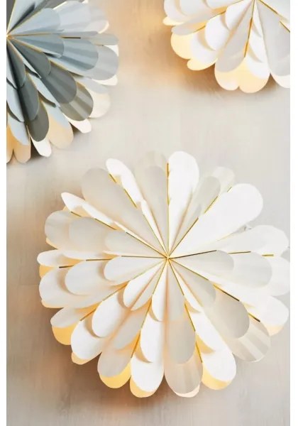 Markslöjd 705309 - Karácsonyi dekoráció MARIGOLD 1xE14/25W/230V á. 60 cm fehér