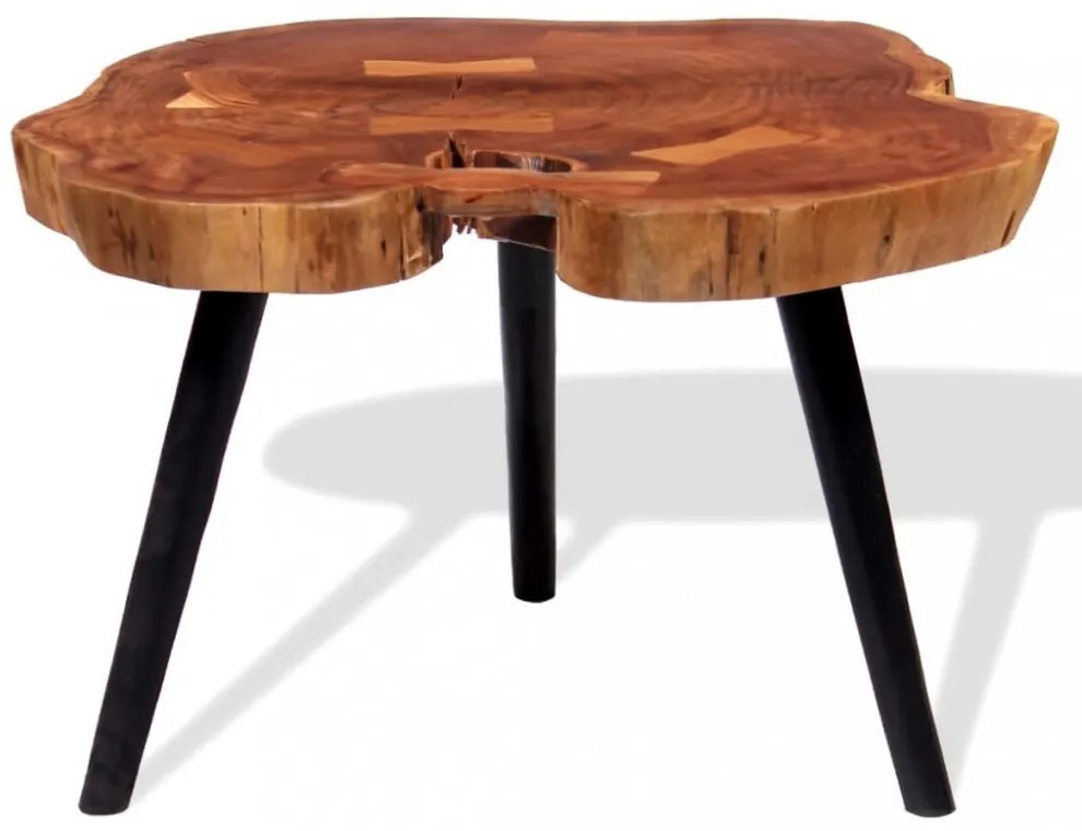 Tömör akácfa rönk dohányzóasztal (55-60) x 40 cm