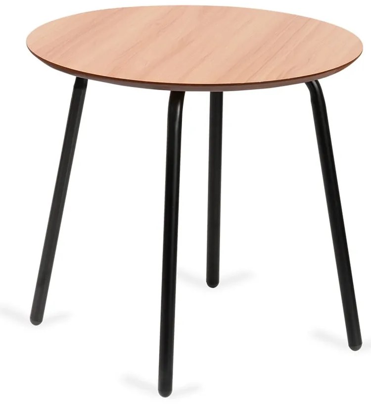 Natúr színű kerek dohányzóasztal szett 2 db-os ø 55 cm Luke – Bonami Essentials