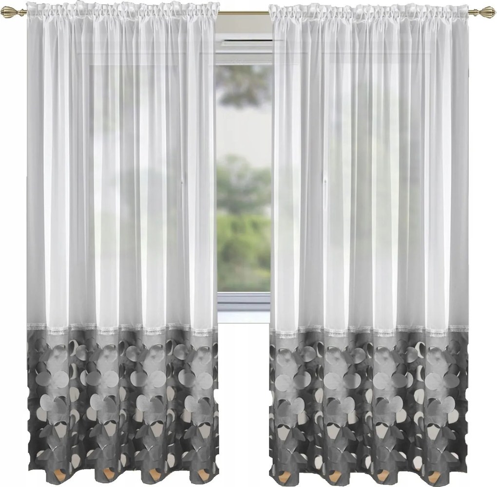 Függöny Kész Haga 145x250 Fátyol Lézer Függöny Hosszú