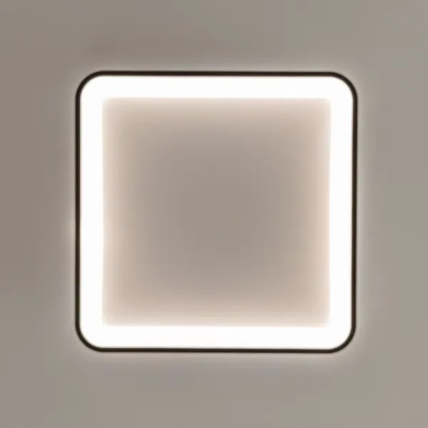 Brilagi - dimmelhető LED mennyezeti lámpa FALCON SLIM LED/50W/230V 50x50 cm fekete + távirányítóval