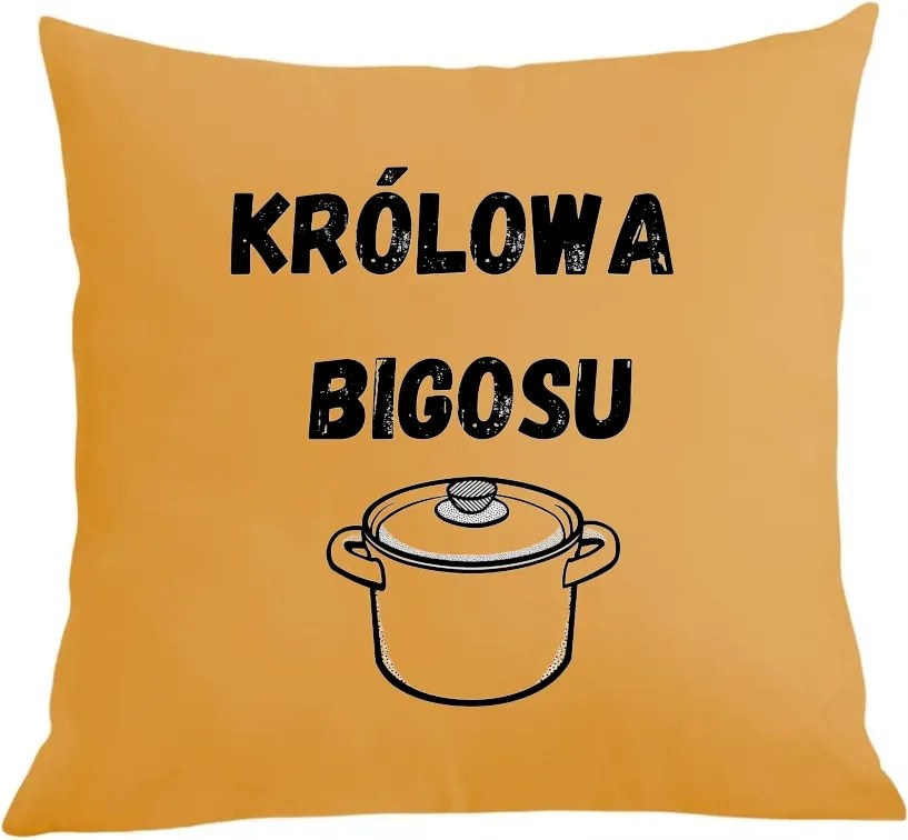 Vicces párna párnahuzat Bigos királynő