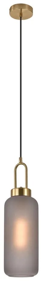 Aranyszínű függőlámpa üveg búrával ø 13 cm Luton – House Nordic