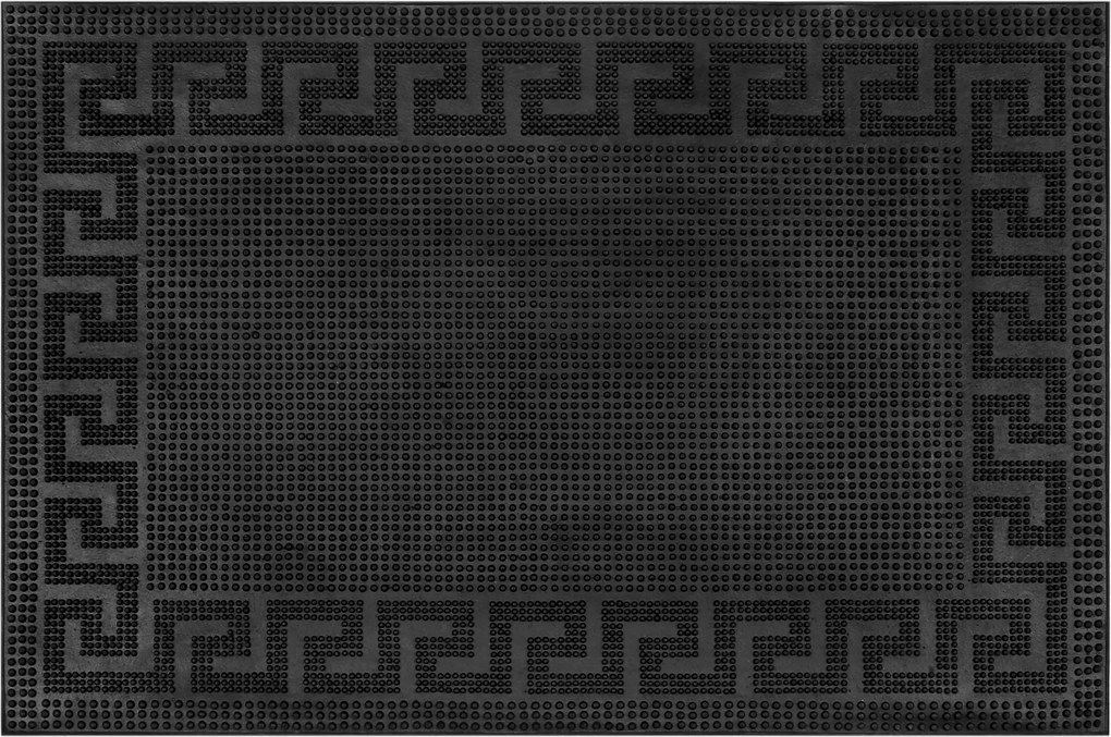 Lábtörlő gumi geometrikus mintával 40x60 cm